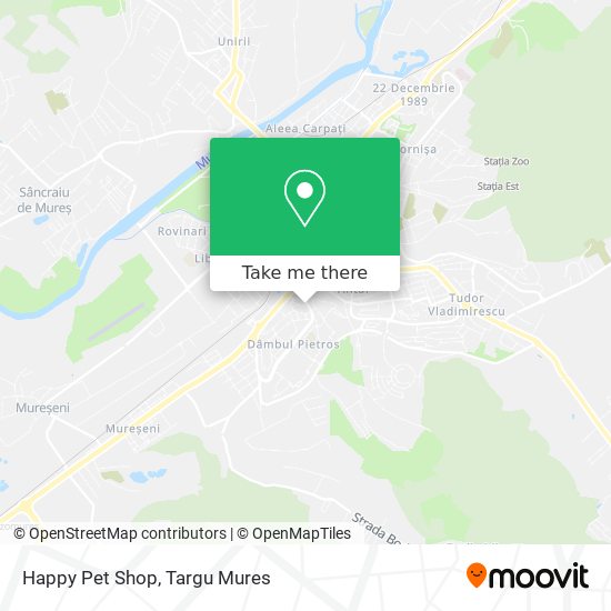 Happy Pet Shop map