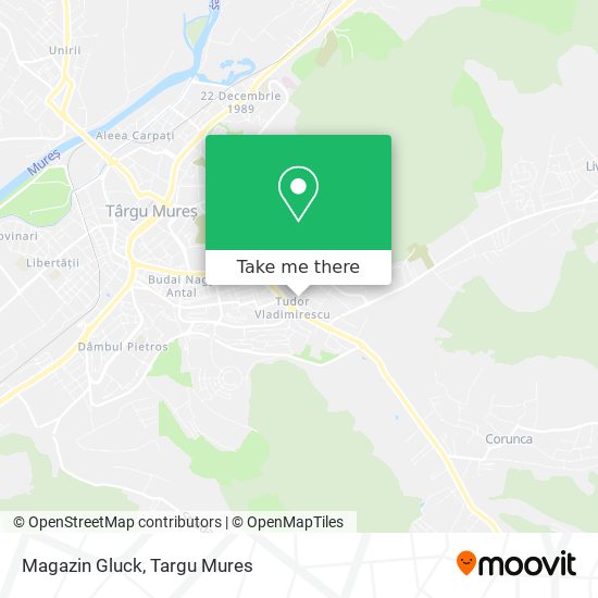Magazin Gluck map