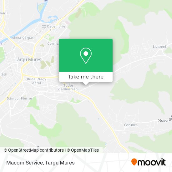 Macom Service map