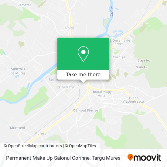 Permanent Make Up Salonul Corinne map