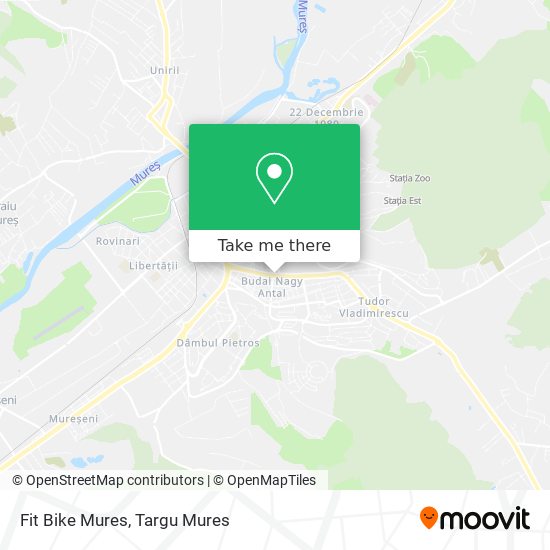 Fit Bike Mures map