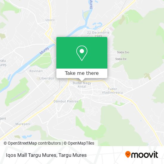 Iqos Mall Targu Mures map