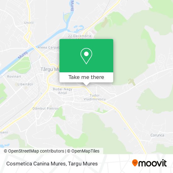 Cosmetica Canina Mures map