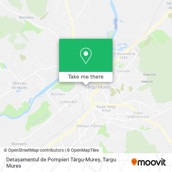 Detașamentul de Pompieri Târgu-Mureș map