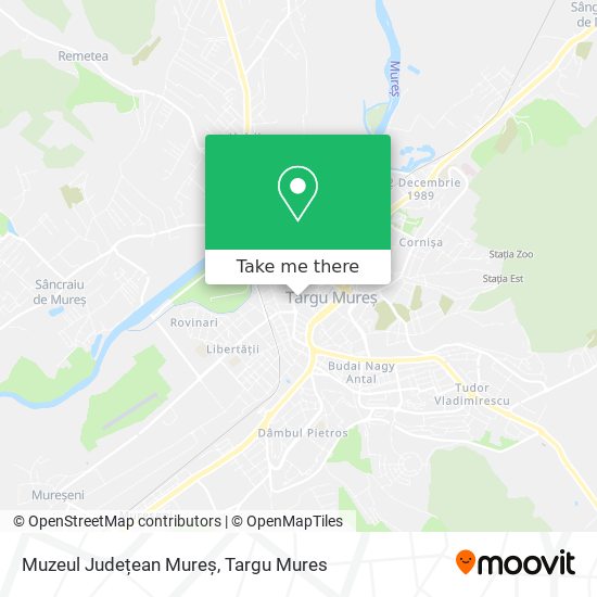 Muzeul Județean Mureș map
