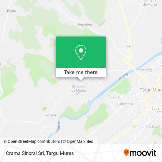 Crama Sincrai Srl map