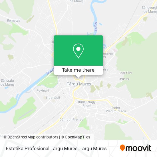 Estetika Profesional Targu Mures map