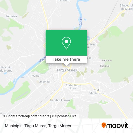 Municipiul Tirgu Mures map