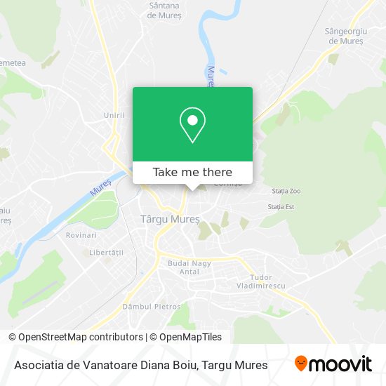 Asociatia de Vanatoare Diana Boiu map