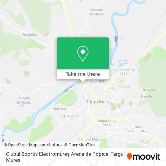 Clubul Sportiv Electromureș Arena de Popice map
