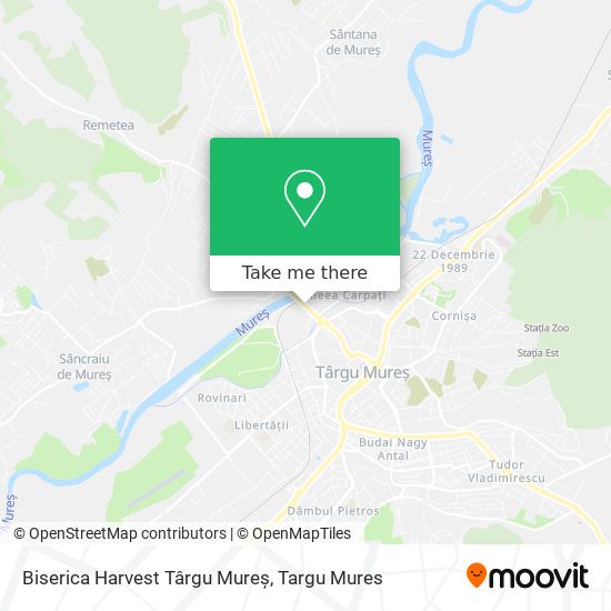 Biserica Harvest Târgu Mureș map