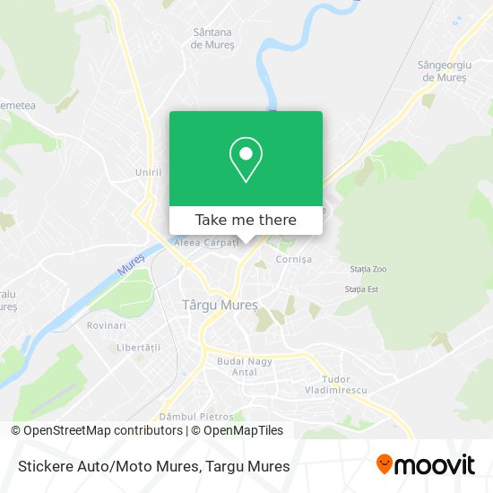 Stickere Auto/Moto Mures map