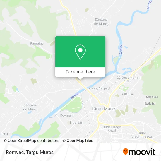 Romvac map