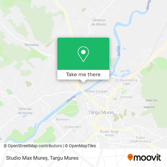 Studio Max Mureș map