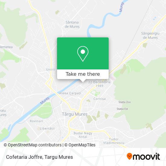 Cofetaria Joffre map