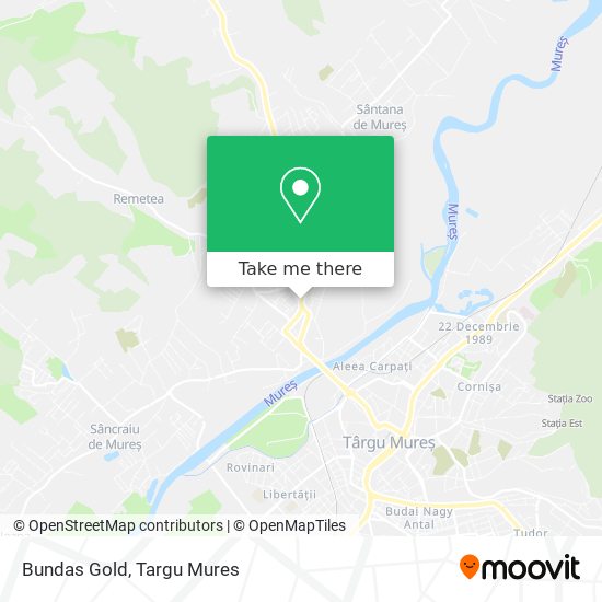 Bundas Gold map