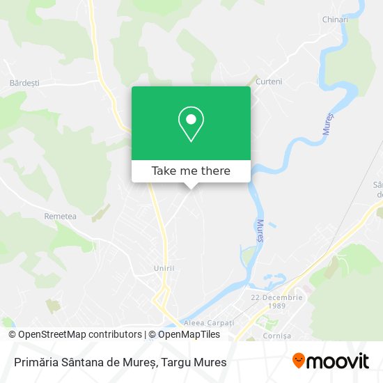Primăria Sântana de Mureș map