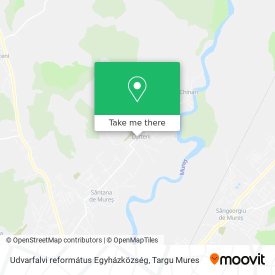 Udvarfalvi református Egyházközség map