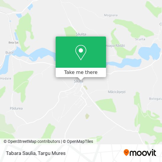 Tabara Saulia map