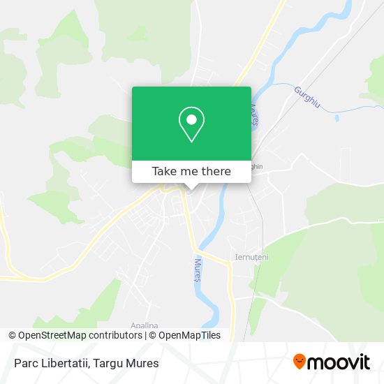 Parc Libertatii map