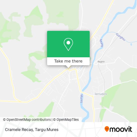 Cramele Recaș map