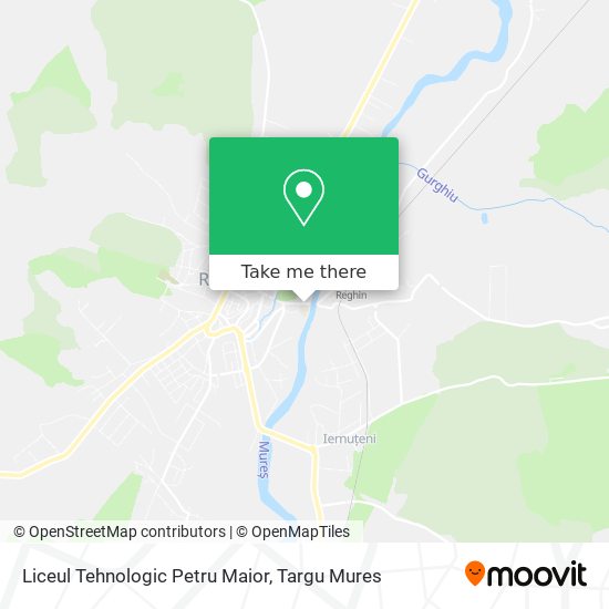Liceul Tehnologic Petru Maior map