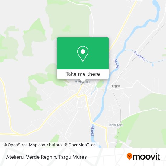 Atelierul Verde Reghin map