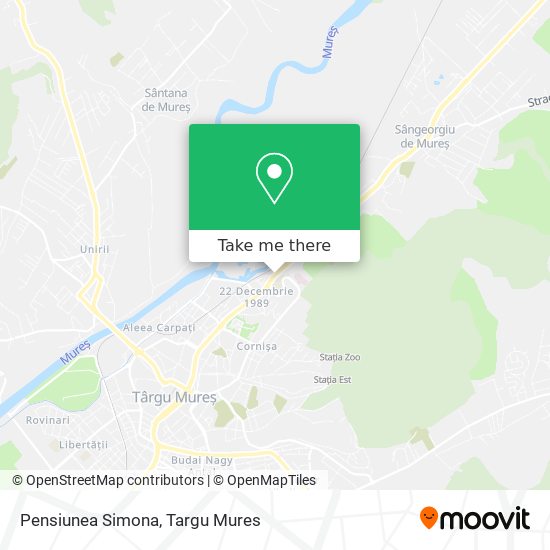 Pensiunea Simona map
