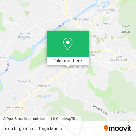 e.on targu mures map