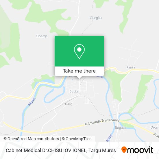 Cabinet Medical Dr.CHISU IOV IONEL map