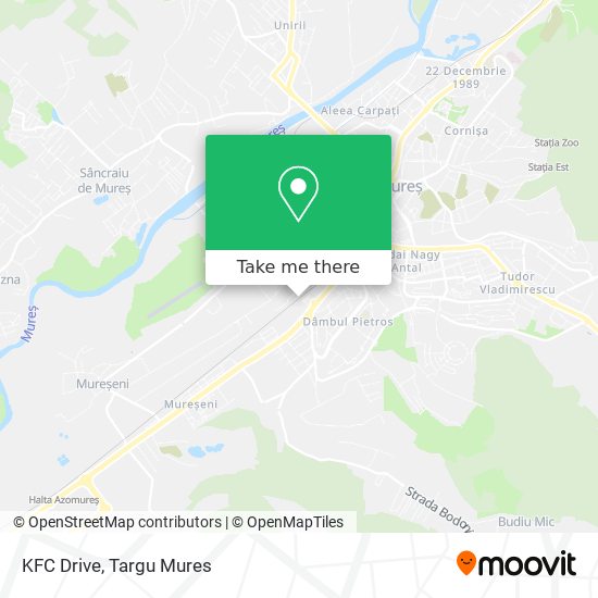 KFC Drive map