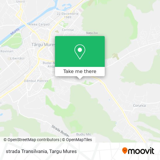 strada Transilvania map