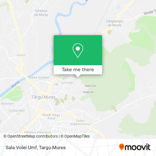 Sala Volei Umf map