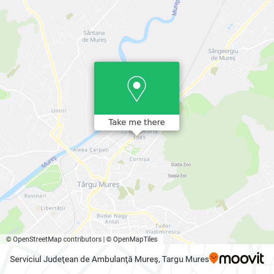 Serviciul Judeţean de Ambulanţă Mureş map