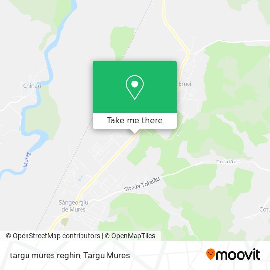 targu mures reghin map