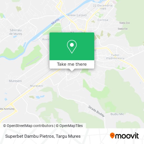Superbet Dambu Pietros map