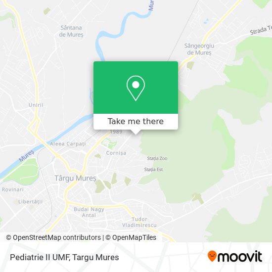 Pediatrie II UMF map