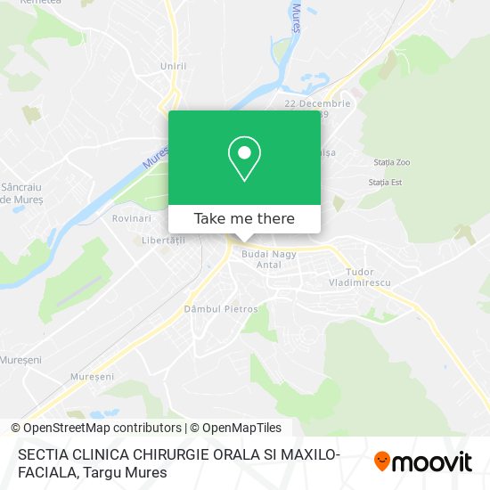 SECTIA CLINICA CHIRURGIE ORALA SI MAXILO-FACIALA map