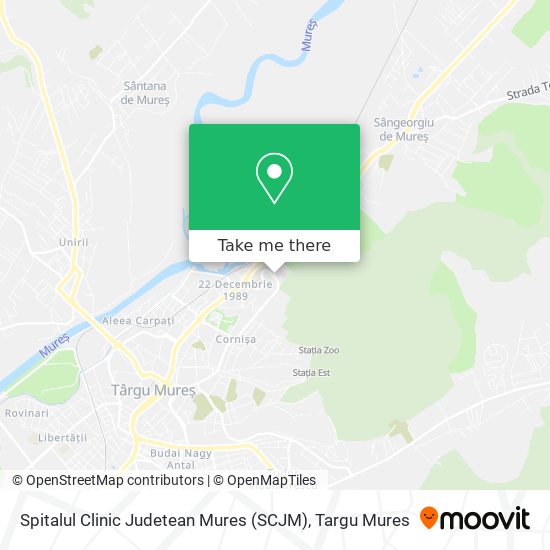 Spitalul Clinic Judetean Mures (SCJM) map