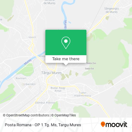 Posta Romana - OP 1 Tg. Ms map