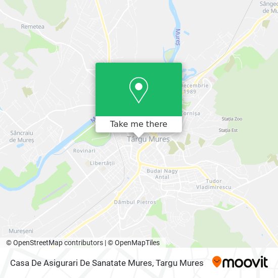 Casa De Asigurari De Sanatate Mures map