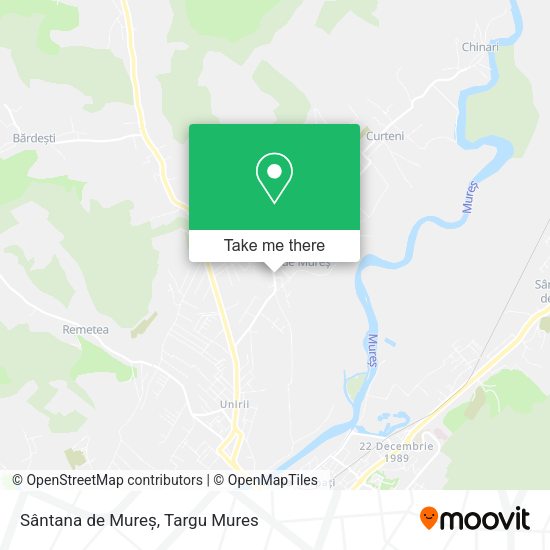 Sântana de Mureș map