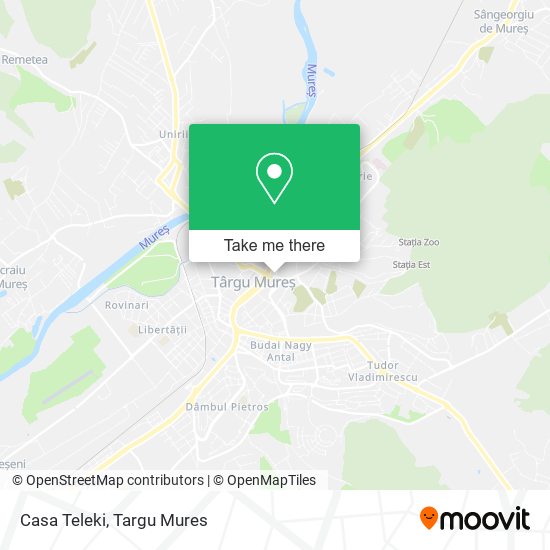 Casa Teleki map
