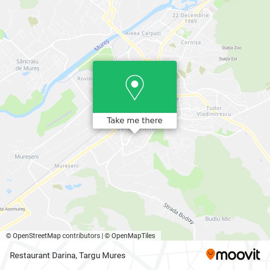 Restaurant Darina map