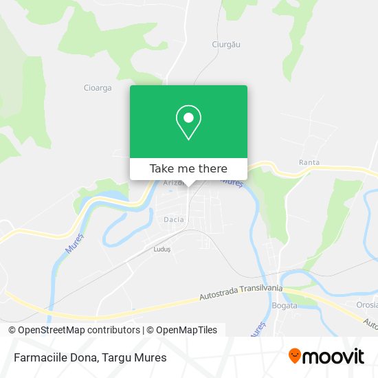 Farmaciile Dona map