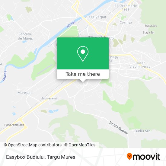 Easybox Budiului map