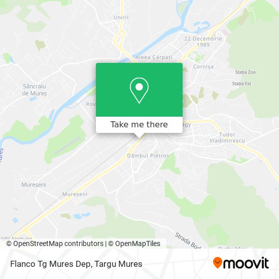 Flanco Tg Mures Dep map
