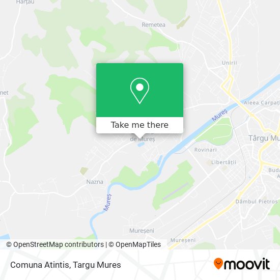Comuna Atintis map