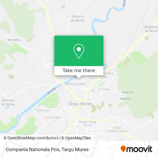 Compania Nationala Pos map