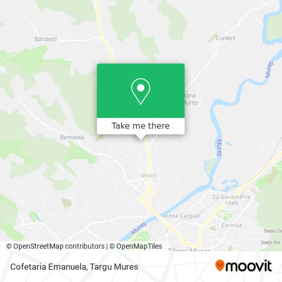 Cofetaria Emanuela map
